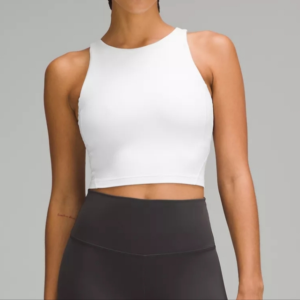 Lululemon Align™ High-Neck Tank Top Light Support White Size 4